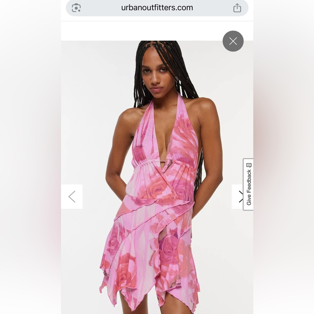 Silence + Noise Pink Combo Dress